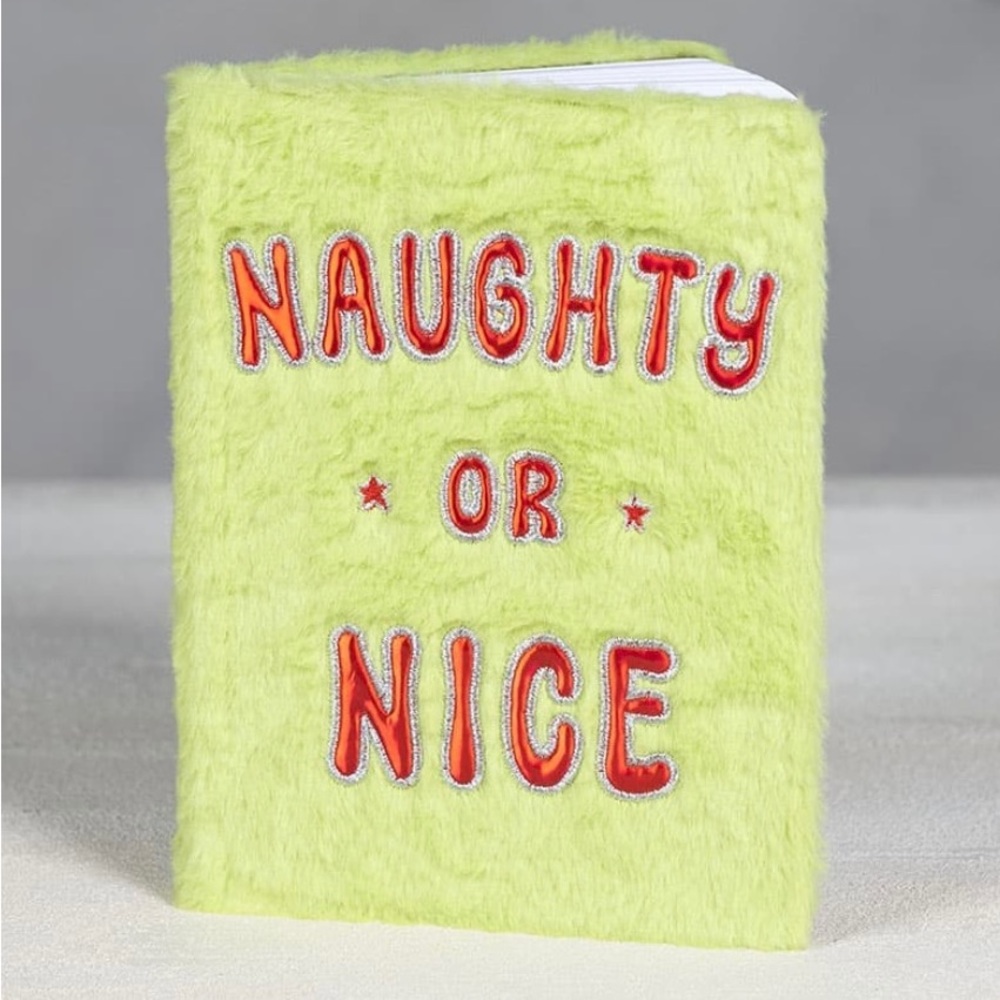 Grinch Fuzzy Journal